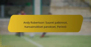 Andy Robertson: Suuret palkinnot, Kansainväliset panokset, Perintö